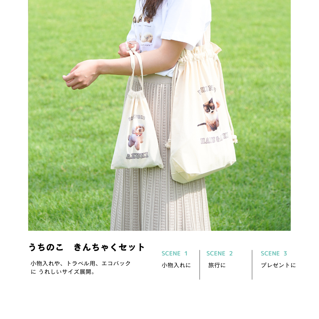 うちのこきんちゃくセット
