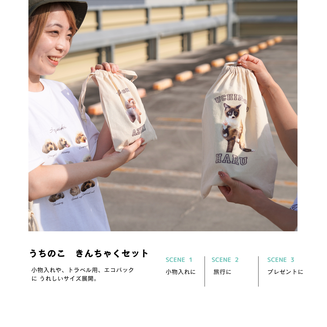 うちのこきんちゃくセット