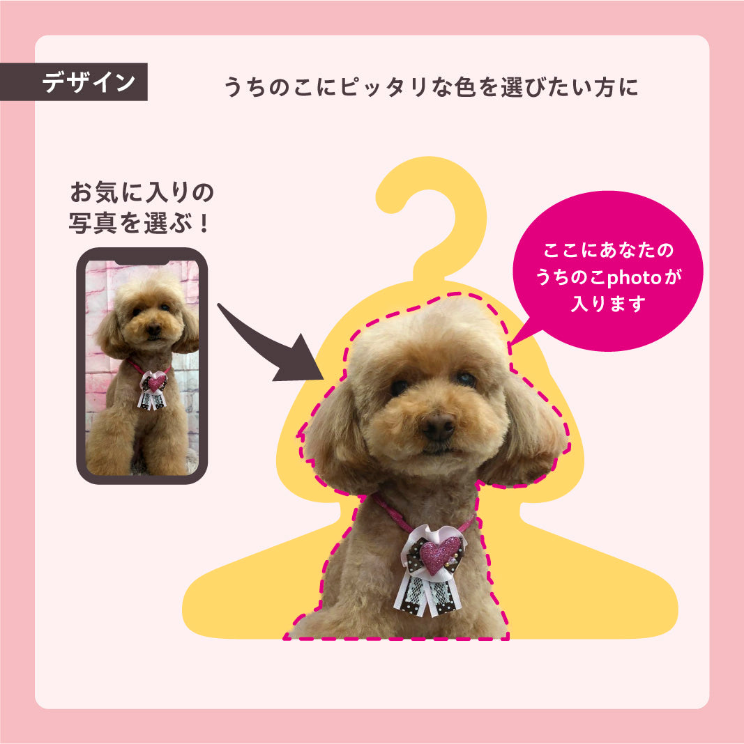 【まとめ買い】フォトハンガー -飼い主さん用-(うちのこカラー)5枚セット