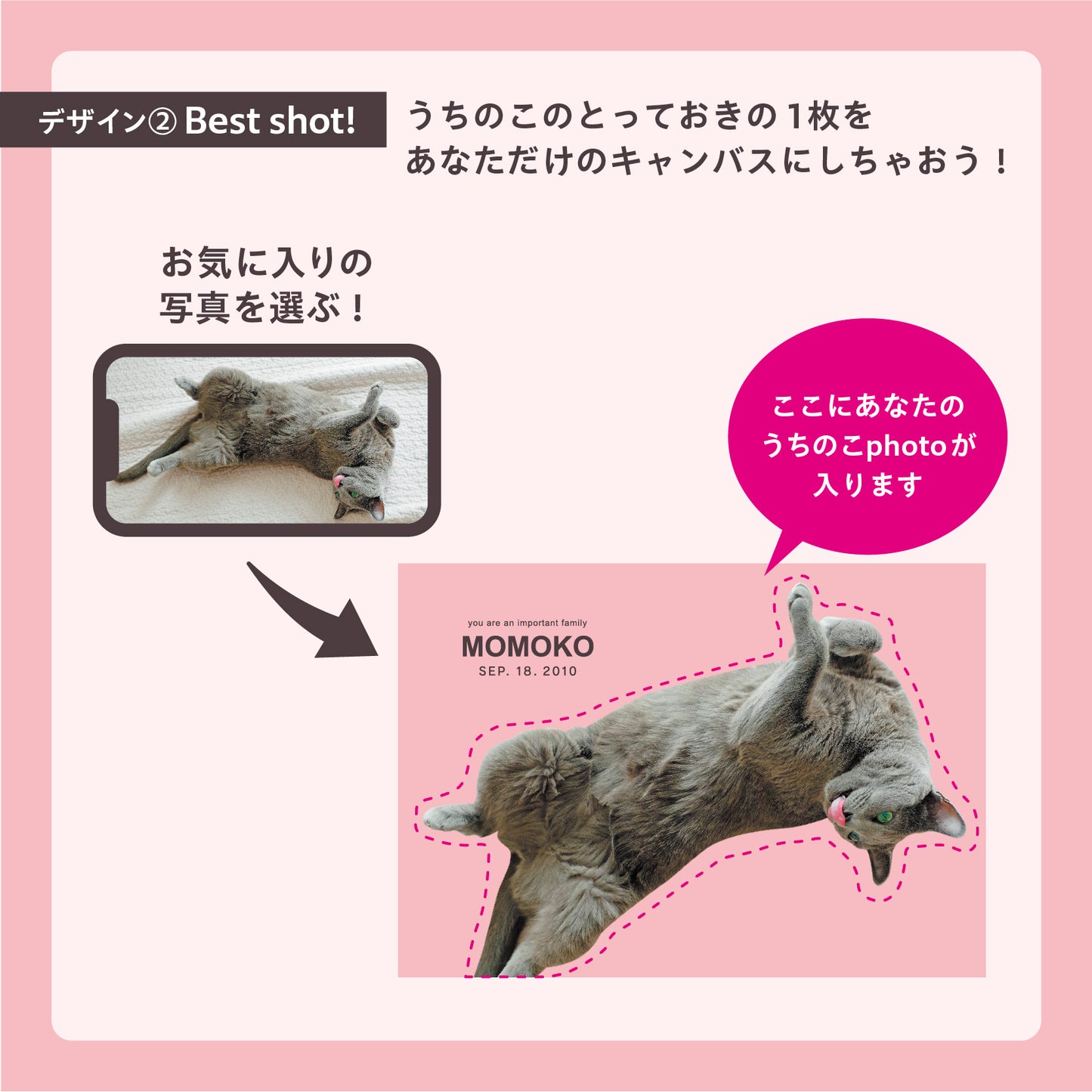 ダンボール製フォトキャンバス(四角形)