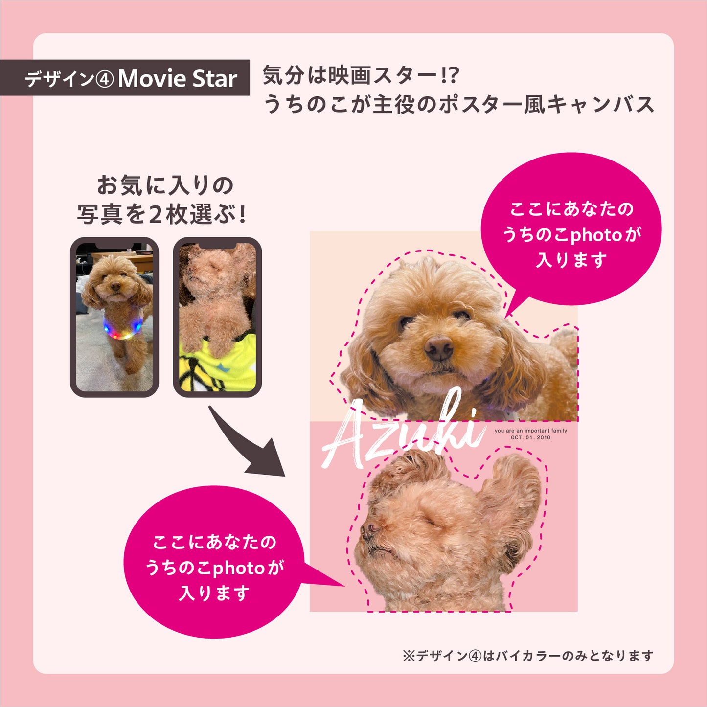 ダンボール製フォトキャンバス(四角形)