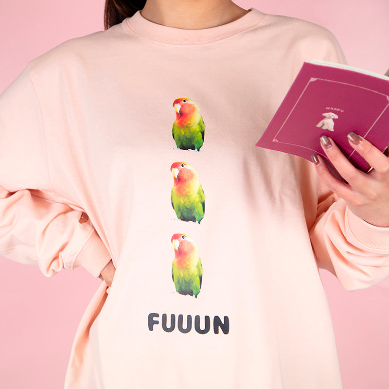 ロングTシャツ(Face! Face! Face!)