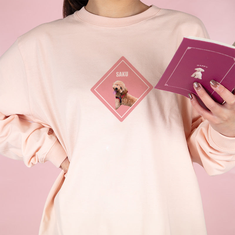 ロングTシャツ(うちのこステッカー)