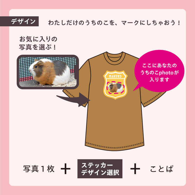 ビッグTシャツ(うちのこステッカー)