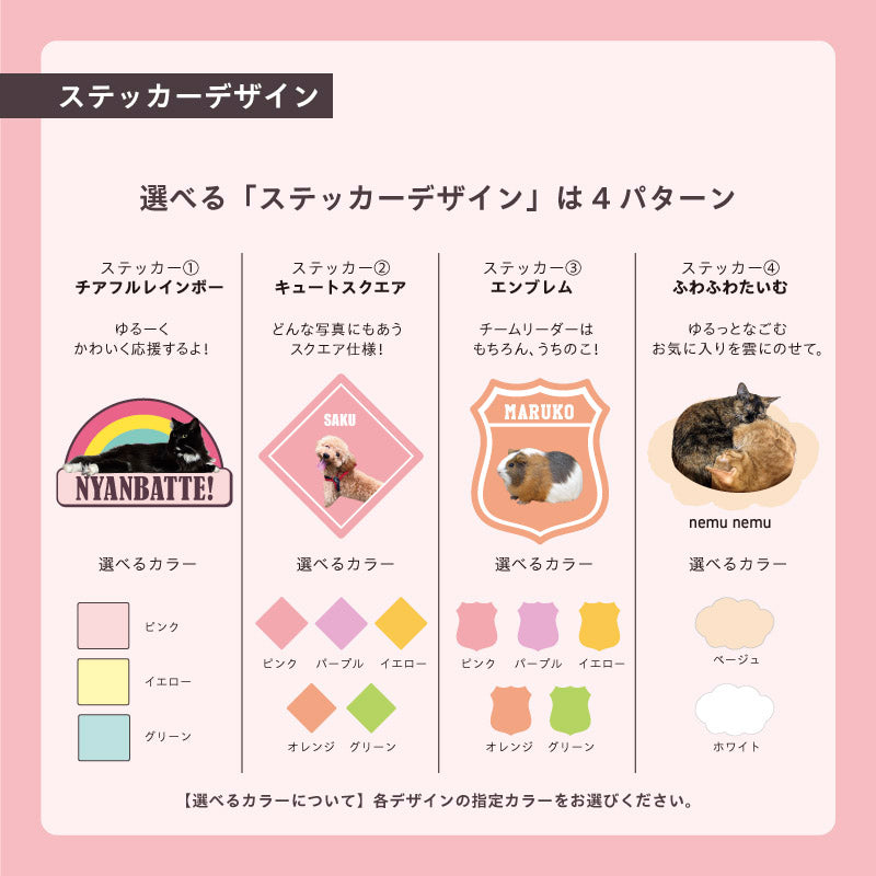 ビッグTシャツ(うちのこステッカー)