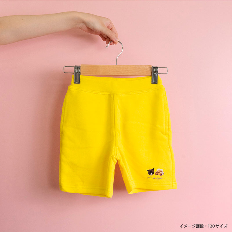 どんな顔も愛おしい キッズ用ハーフパンツ
