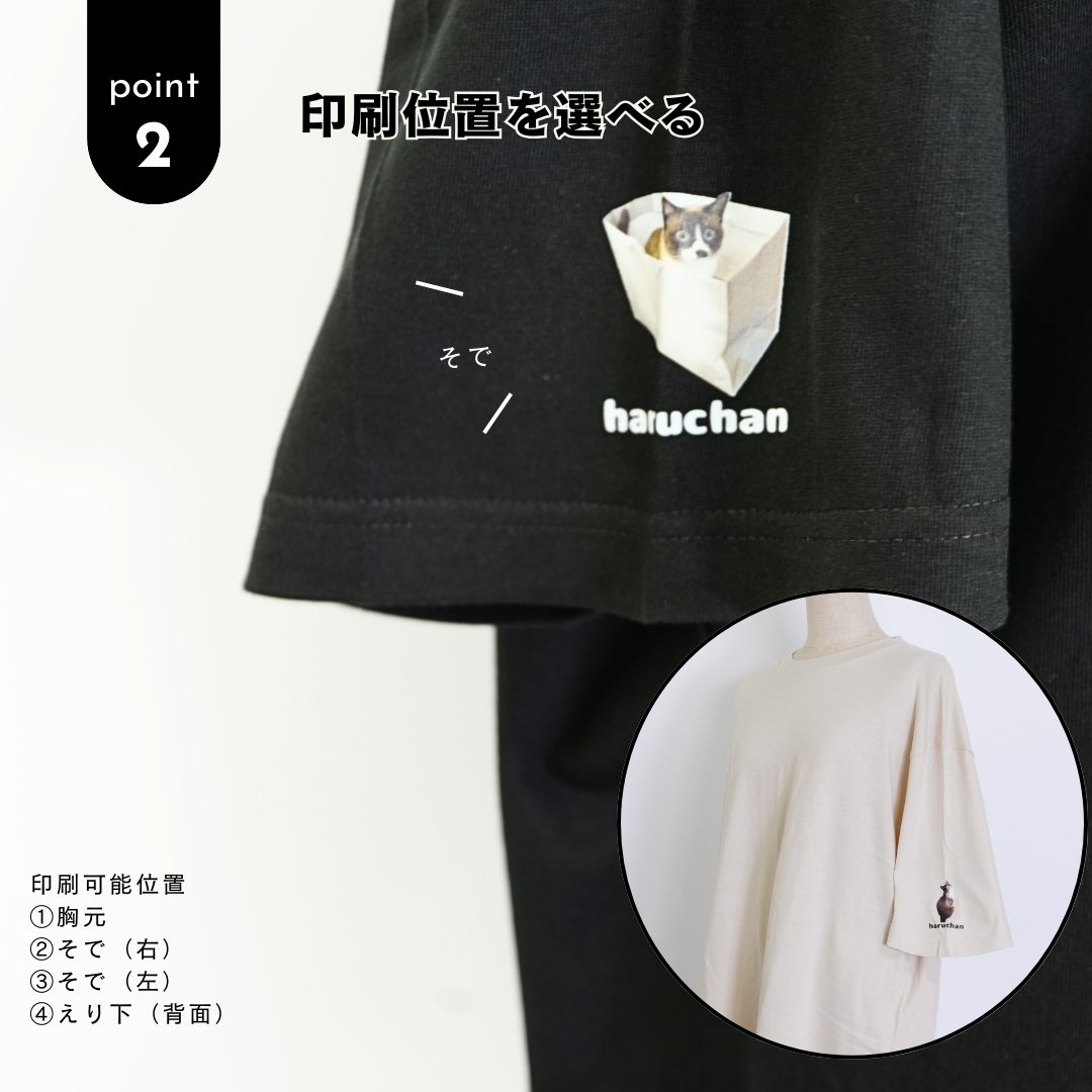 ビッグTシャツ(ちょこんと！うちのこ)