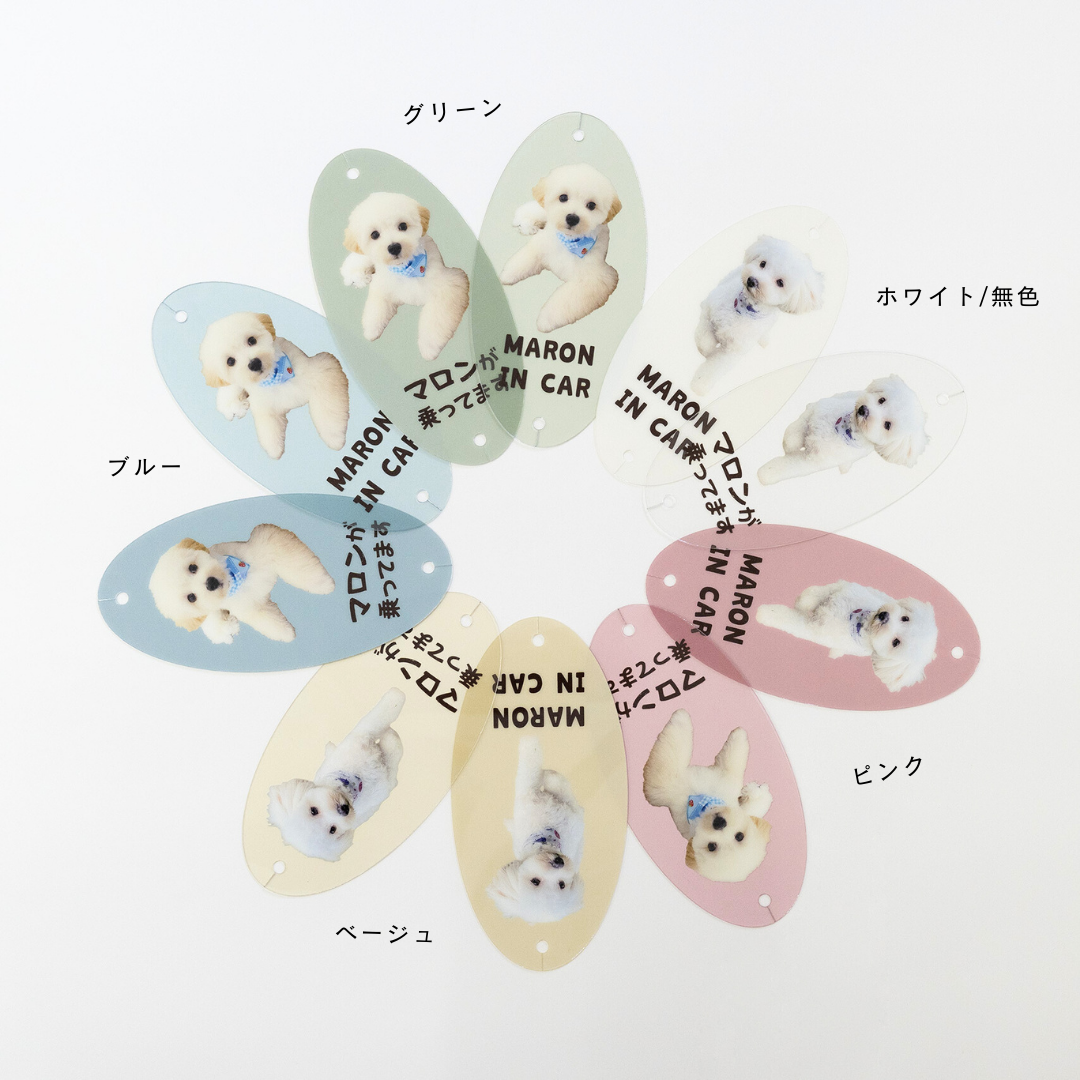 うちのこ in CAR（車内サイン）