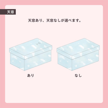 お見送り棺（しろいくも）